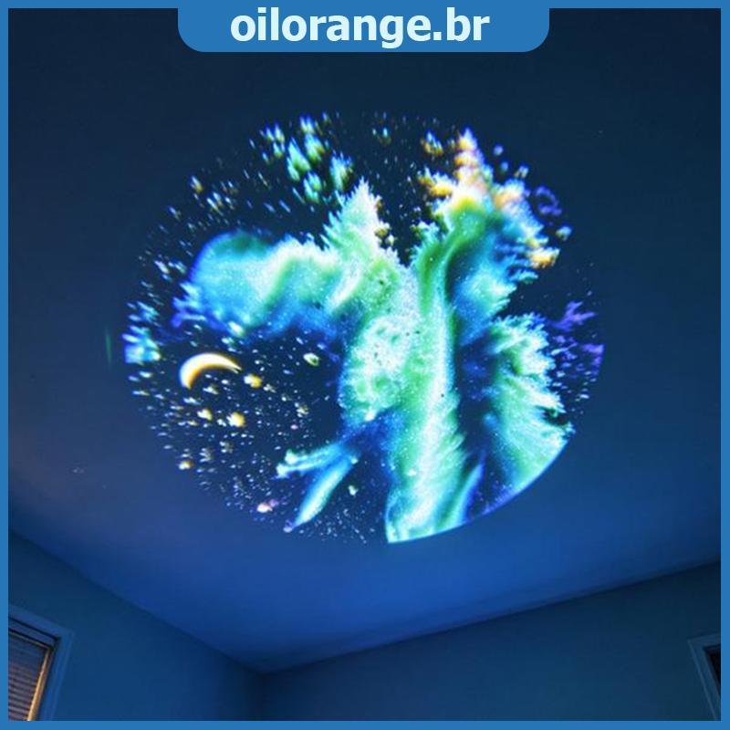 OLL Galaxy Projetor Multi Planet Patterns Lâmpada Ne Star Flexível Alimentada Por USB Para Quarto Sleep Aid BR