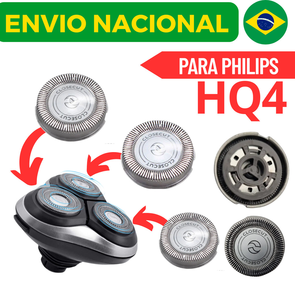 Lamina de substituição para  HQ56, HQ55, HQ4 +, HQ3, Reflex Plus, HQ6843, HQ300, HQ64, HQ916
