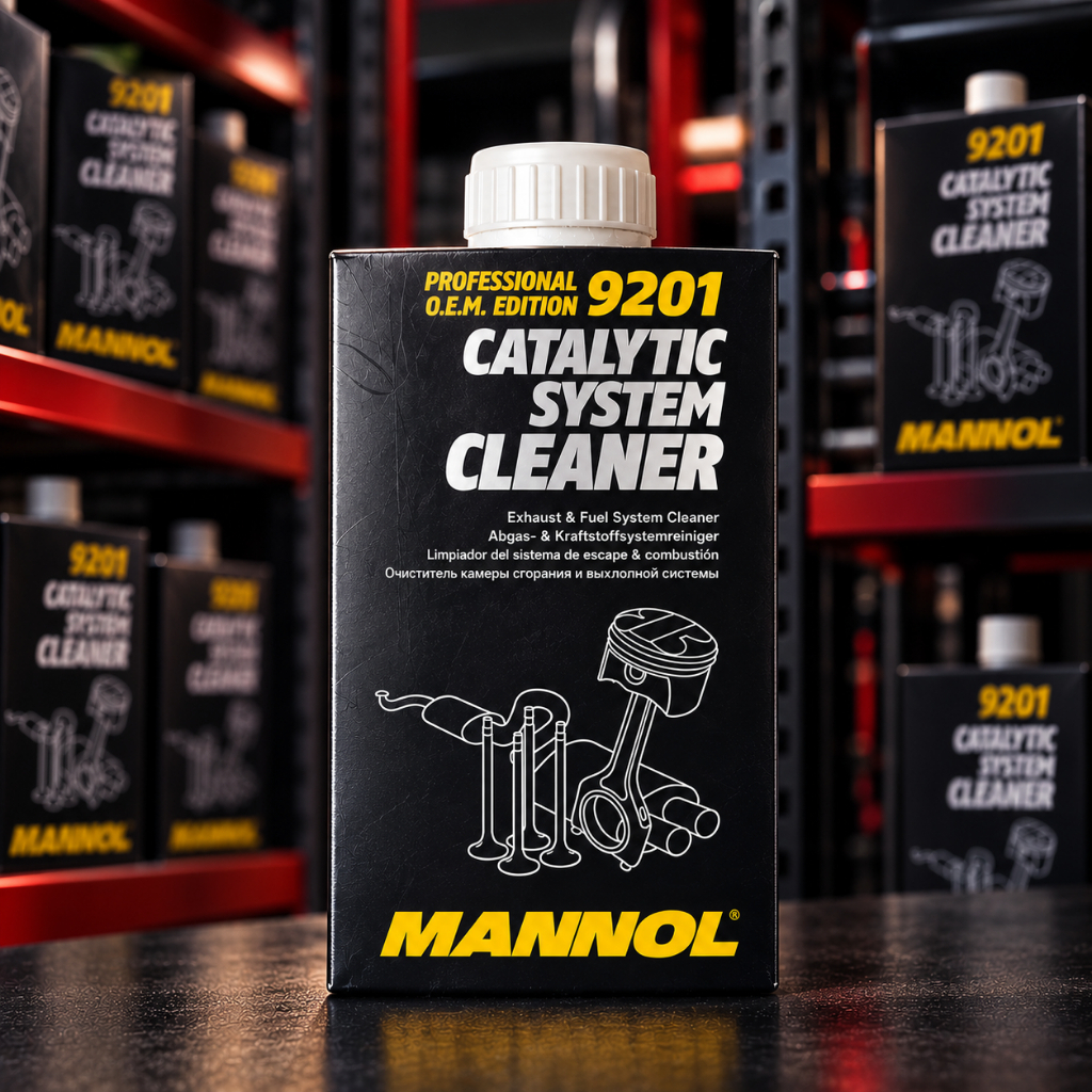 Aditivo Mannol Catalytic System Cleaner 9201 Alemão limpeza catalisador descarboniza
