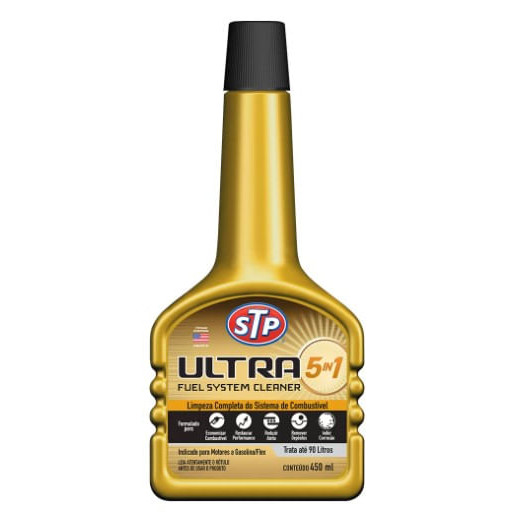 Aditivo de combustível 5 em 1 Fuel System Cleaner STP 450ml ST2020