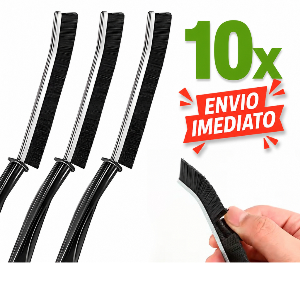 Multipurpose Cleaning Brushes for Crevices, Rails, Windows, Bathrooms