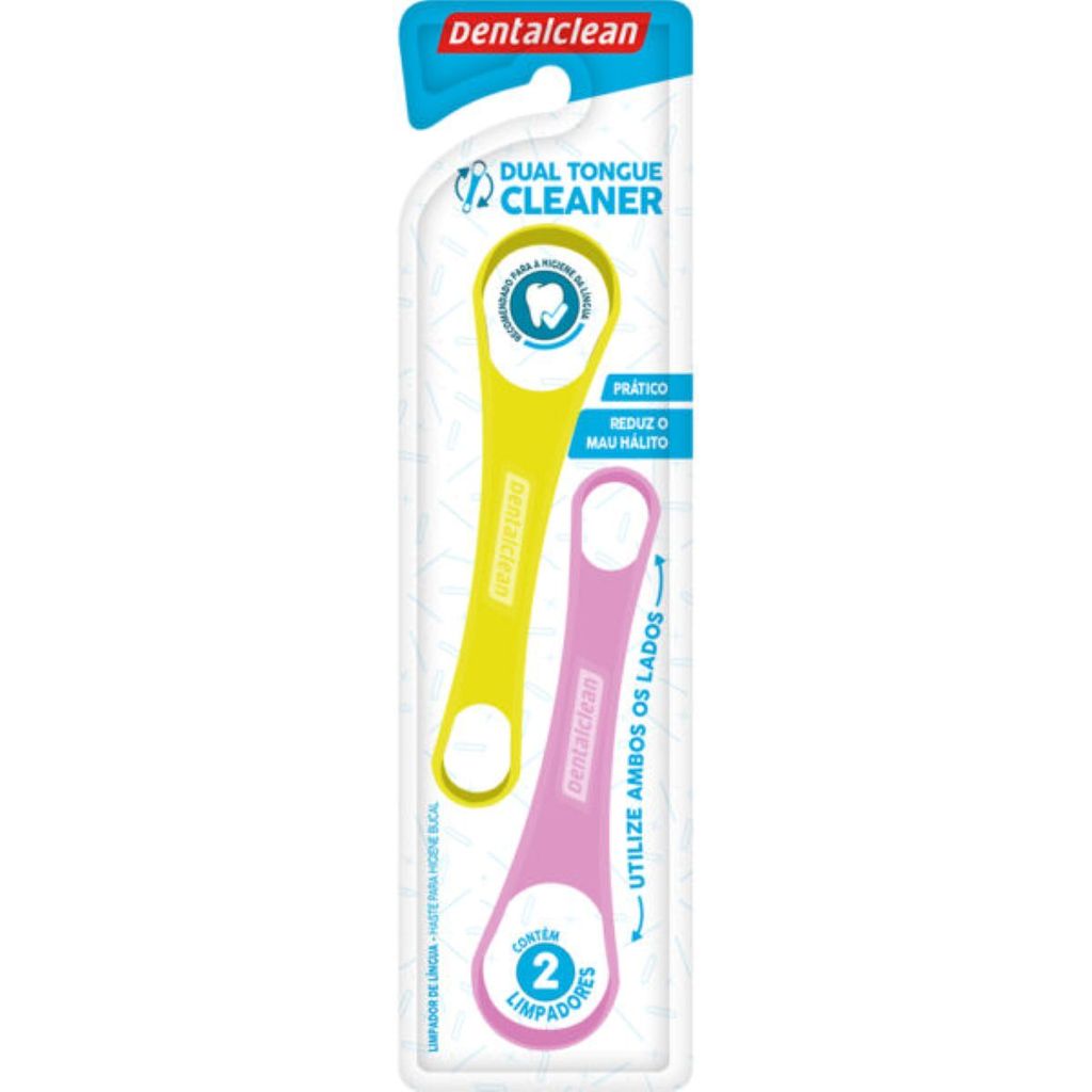 Raspador Limpador de Língua Dual Tongue Cleaner Dentalclean
