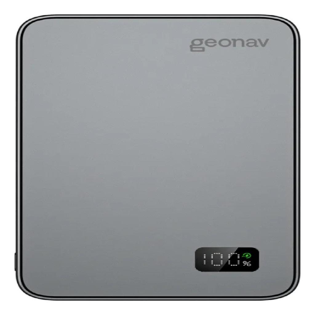 Carregador Portátil Power Bank Turbo 20w 10.000mah Wireless Geonav Cinza