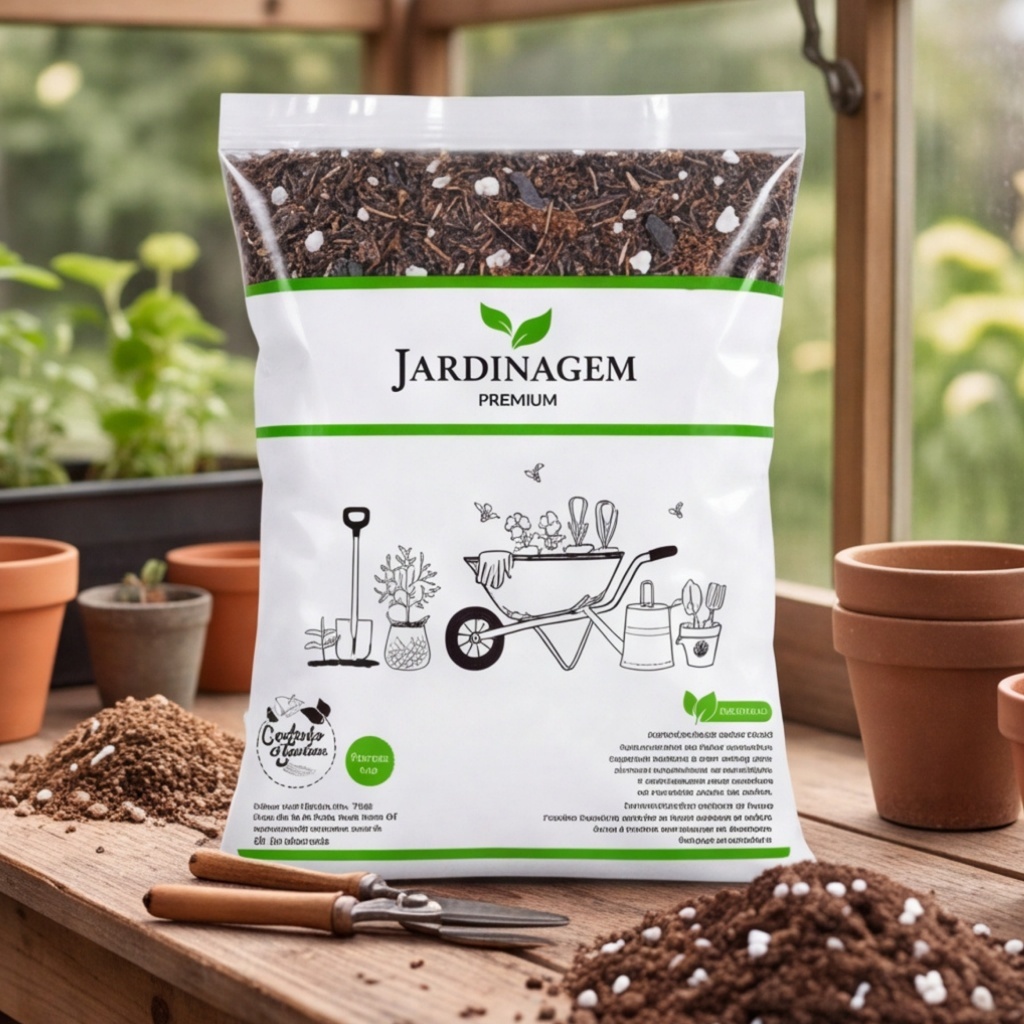 Substrato Tropical para Cultivo Indoor Ervas Medicinais Vasos Mudas Leve Drenado Pronto Uso