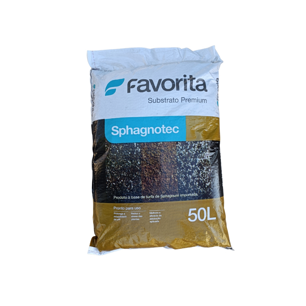 Substrato Sphagnotec 50% Turfa e 50% Perlita cultivo grow grower indoor - 50 Litros