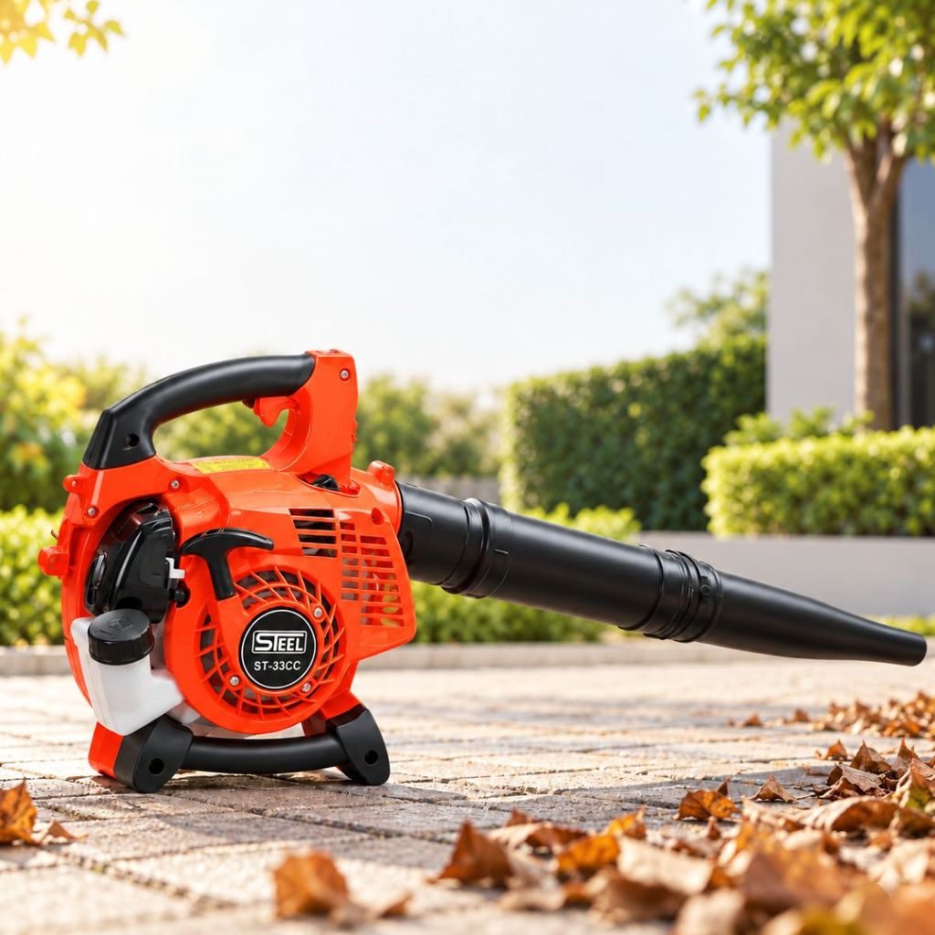 Soprador De Folhas Turbo Steel A Gasolina 33cc 2 Tempos Industrial P/ Jardim Quintal ENVIO IMEDIATO