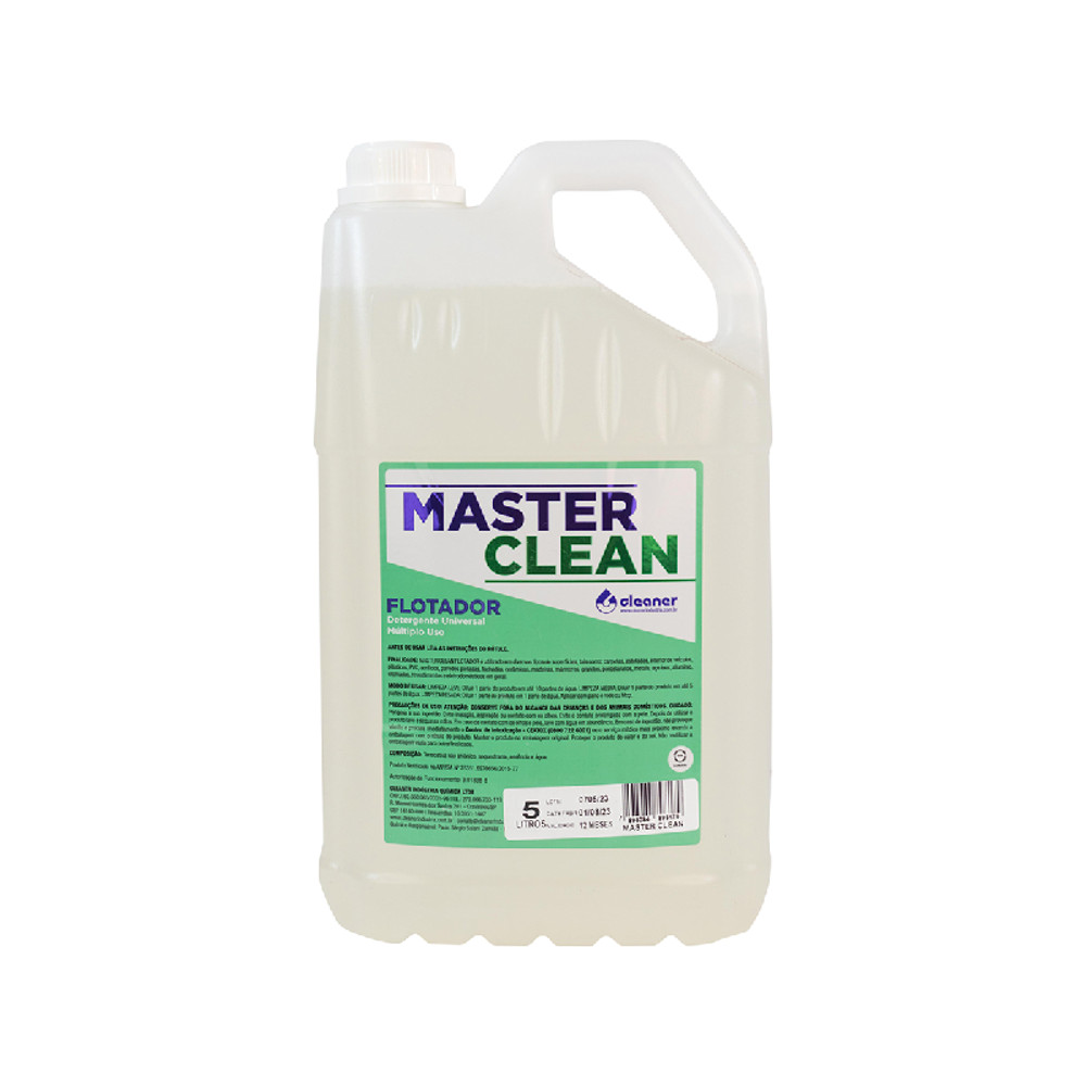 MASTER CLEAN FLOTADOR SUPERFÍCIE 5LT CLEANER LIMPEZA INTENSA