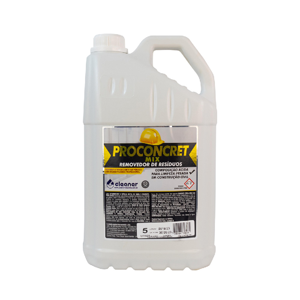 PROCONCRET LIMPEZA PESADA RESÍDUOS 5LT CLEANER