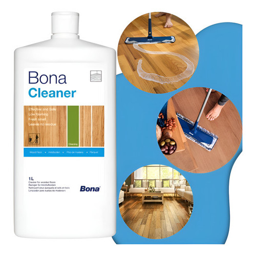 Bona Cleaner 1L Concentrado 🪵 Limpador Piso Madeira Laminado pH Equilibrado