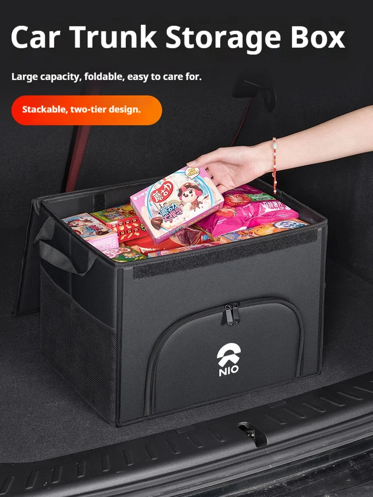 Car trunk large capacity Foldable storage box shoe storage organizing box For NIO ET5 ES6 EC6 ES8 EC7 ET9 ET7 ES7 EVE EP9 ET5T