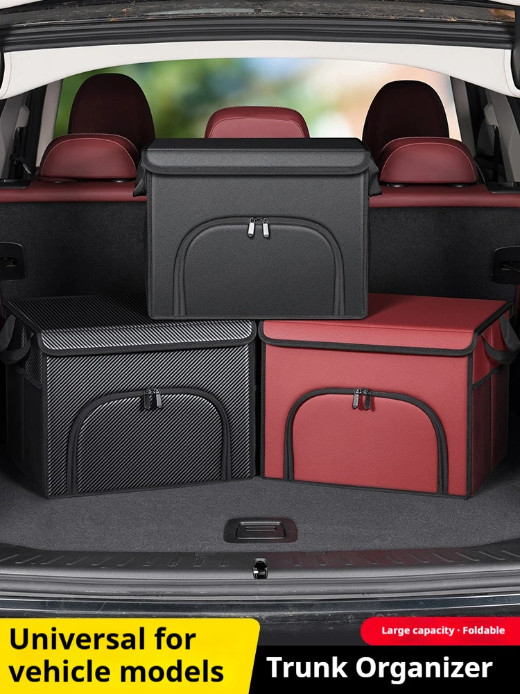 Car trunk large capacity Foldable storage box shoe storage organizing box For Lincoln Navigator Continental Nautilus Aviator MKZ