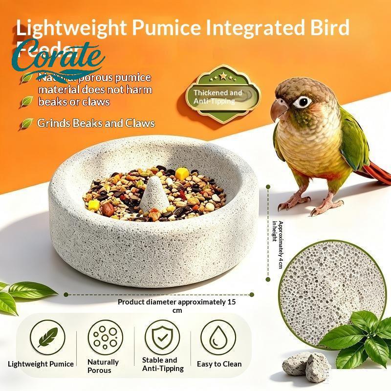 [Corate] Hamster Dual Use Food Water Bowl Texturizado Superfície Antiderrapante BPA Free Anti-Derramamento Pequeno Prato