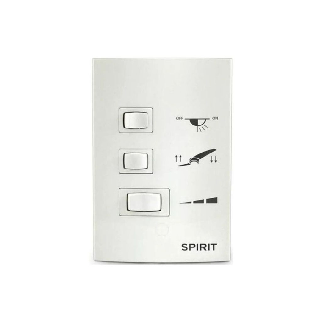 Dimmer controle velocidade luz spirit 4x2 branco 127v