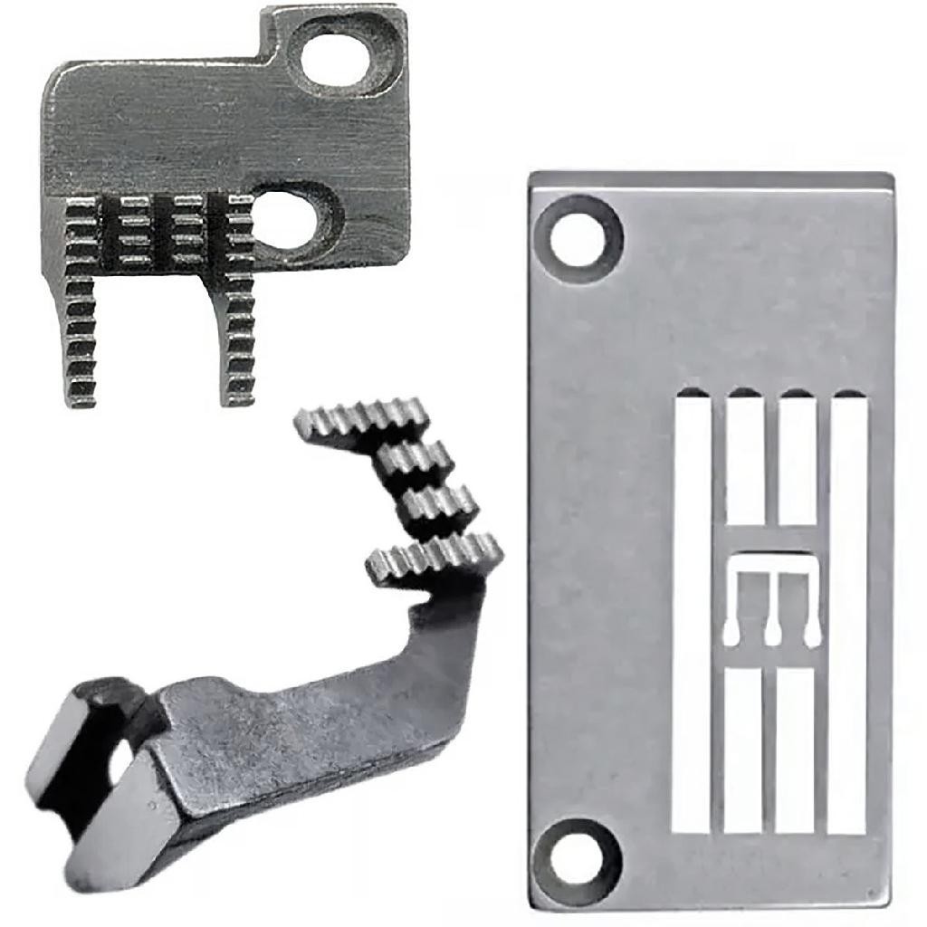 Chapa Agulha Dentes Traseiro Dianteiro Jinji Gk73 Colarete Galoneira Industrial