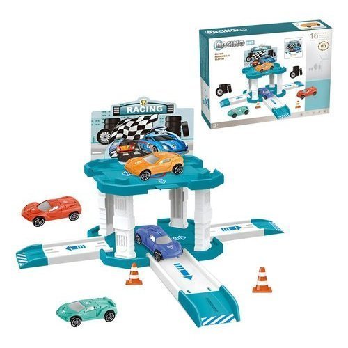 Pista Corrida Infantil Racing Carrinhos Montar Multicolorido First