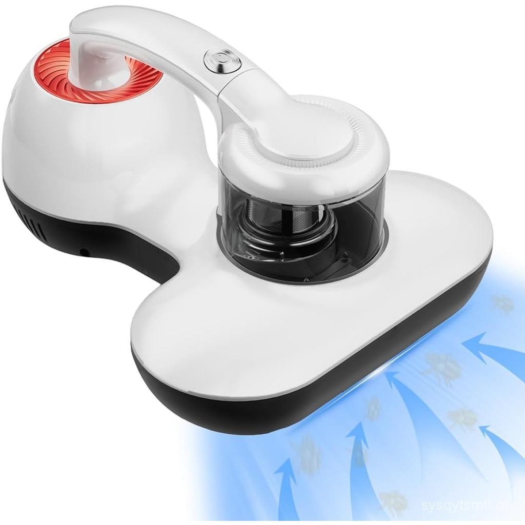 Aspirador de Colchões Hersven, Aspirador de Cama Portátil com UV, 16KPa e 12800 Vibrações por Minuto, Atualizado para Li