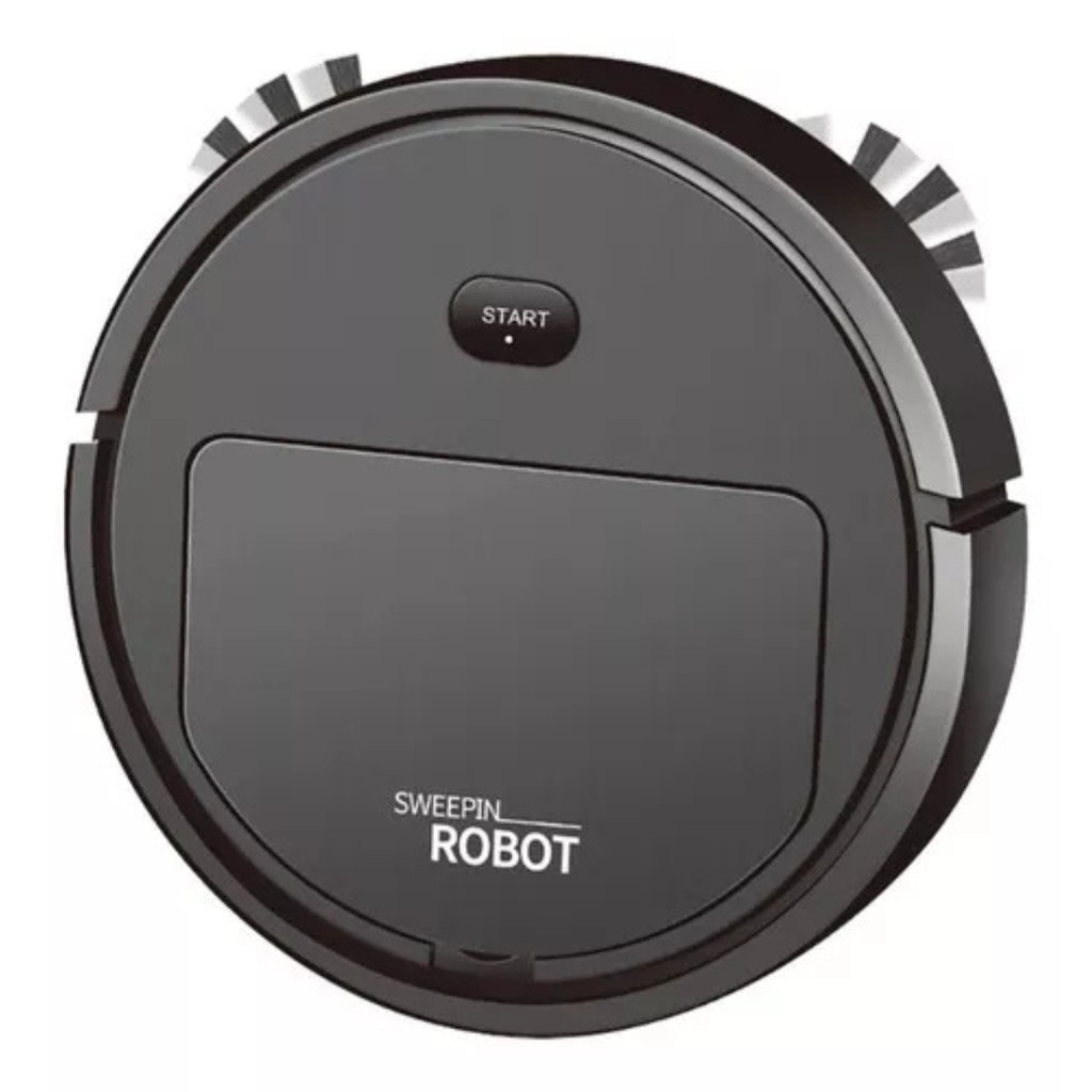 Robô Aspirador de Pó Recarregável Sweepin Robot - Preto