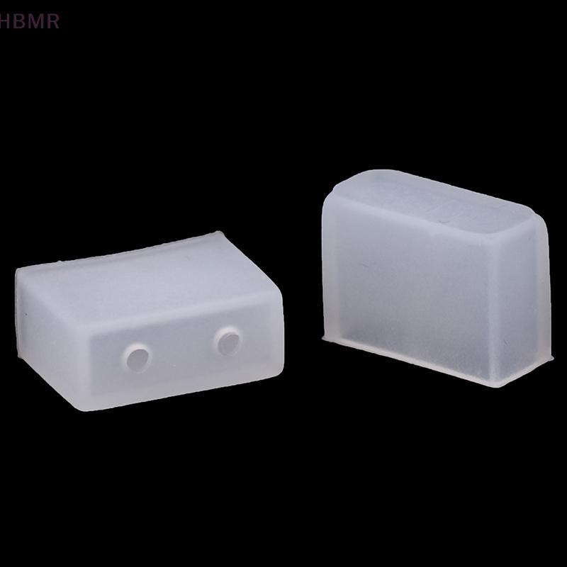 [HBMR] 50 Pcs Tira Neon 6x12MM Tampa Final LED Silicone Conector À Prova D'água Strip Light HL