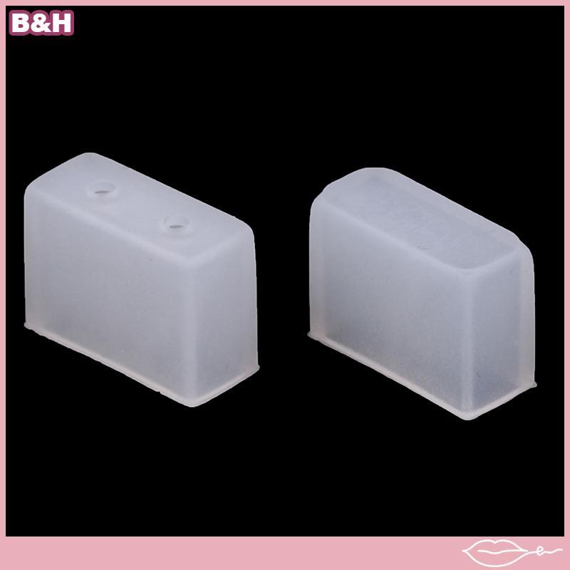 ageofdream188 50 Pcs Tira Neon 6x12 Mm Tampa Final LED Conector De Silicone À Prova D'água Strip Light