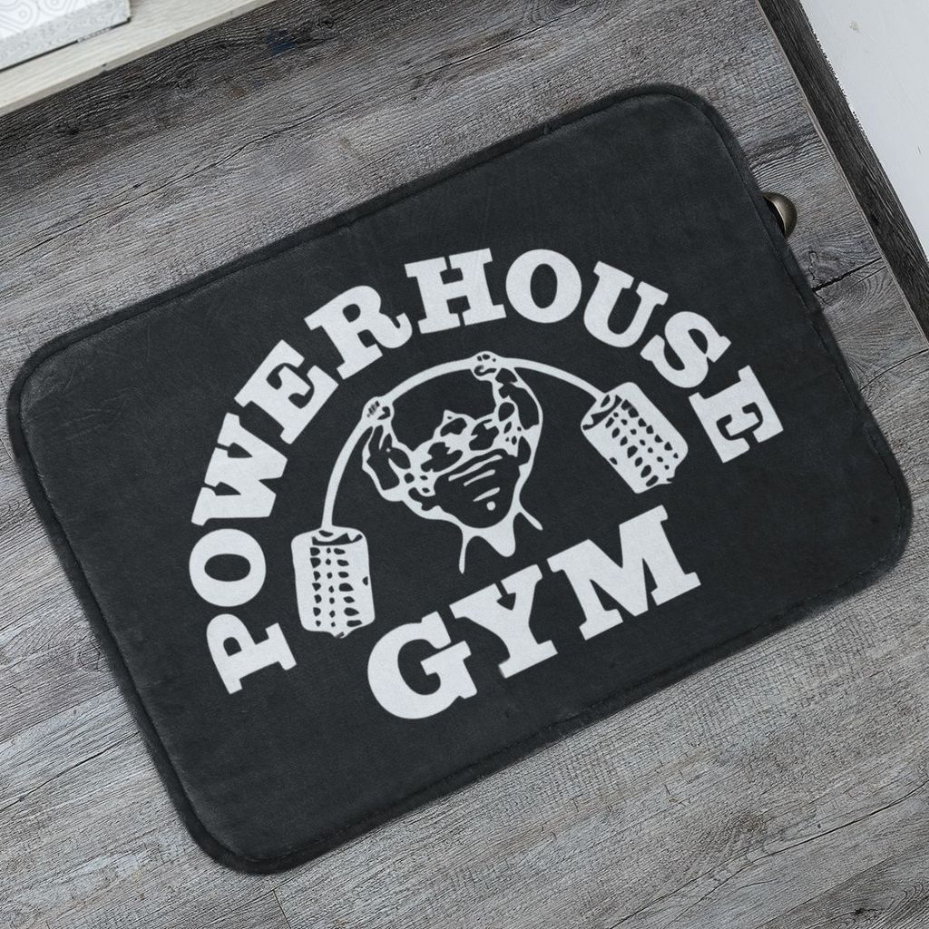 Tapete Porta de Entrada 55x35cm Capacho Antiderrapante Power House GYM