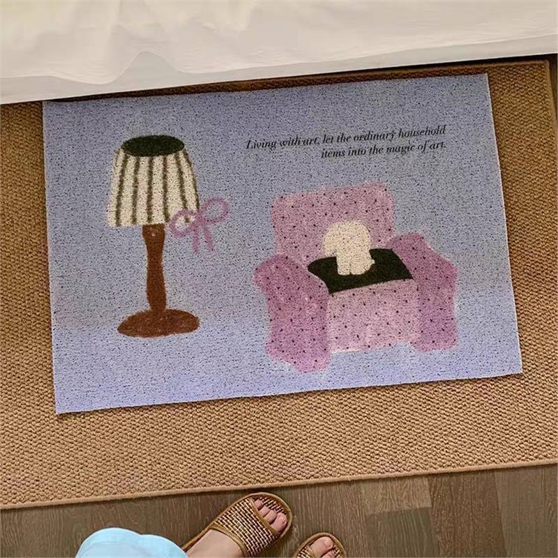 [Novo produto] Sleepy House Cat ins Style Filhote de cachorro esperando por você ir para casa entrada pé tapete antiderr