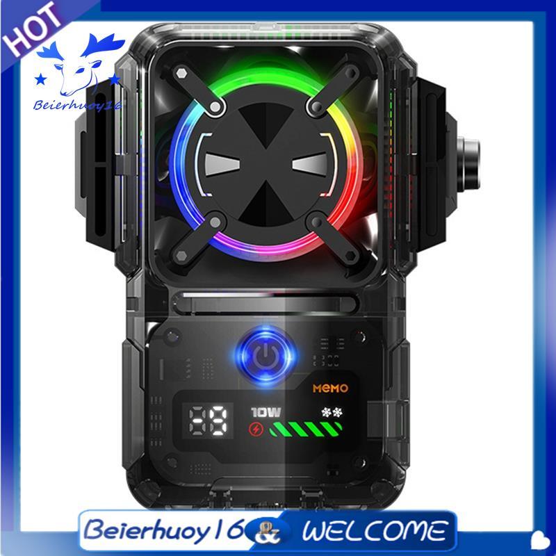 MEMO DL23 Semiconductor Phone Cooler 2000mAh Dual Live Streaming Suporte Controle De Temperatura Display Digital Resfria