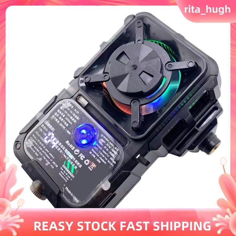 DL23 Semiconductor Phone Cooler Poderoso Controle De Temperatura De Resfriamento Display Digital Dual Live Streaming Mou