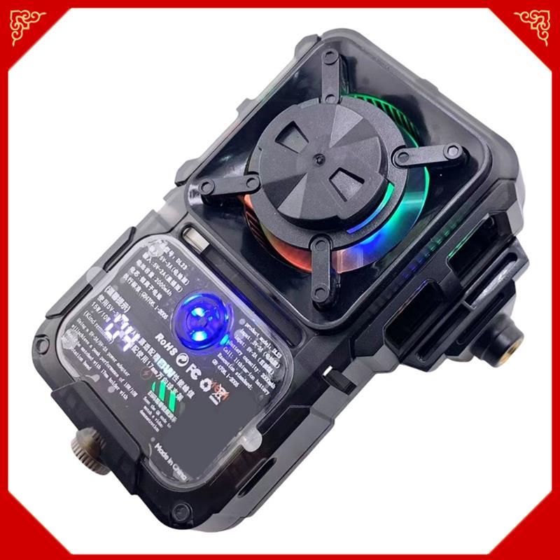DL23 Semiconductor Phone Cooler Dual Live Streaming Mount Holes Display Digital Funcionalidade De Controle De Temperatur