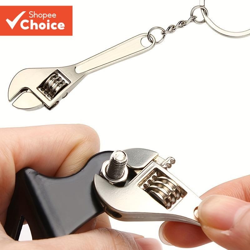 Um Conjunto De Mini Chave De Chaveiro Multifuncional , De Ferramenta Ajustável Portátil Para Reparos De Bicicletas De Ca