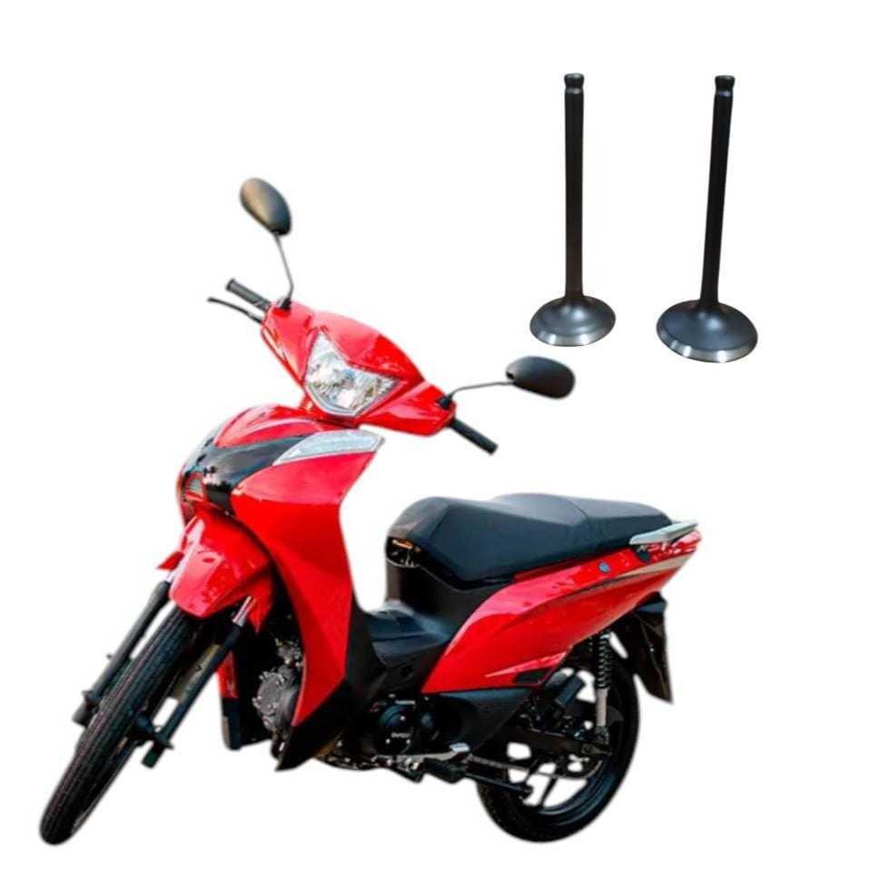 KIT VALVULA ADMISSAO/ESCAPE SHINERAY JET 125X 2020/2025