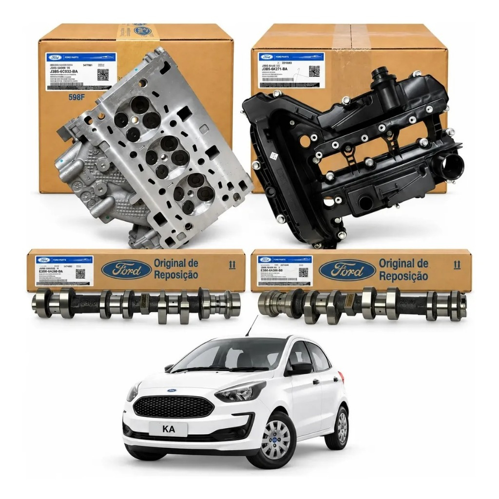 Cabecote Com Tampa Val E Comando 3cil 1.0 Ford Ka+ 14/21 Org