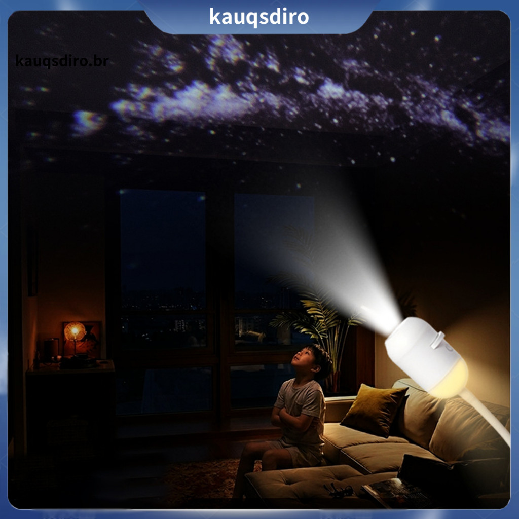 Starry Sky Ceiling Projector 2-in-1 Star Night Light with Rotating Led Usb Powered Wall Lamp for Bedroom Mini Portable G