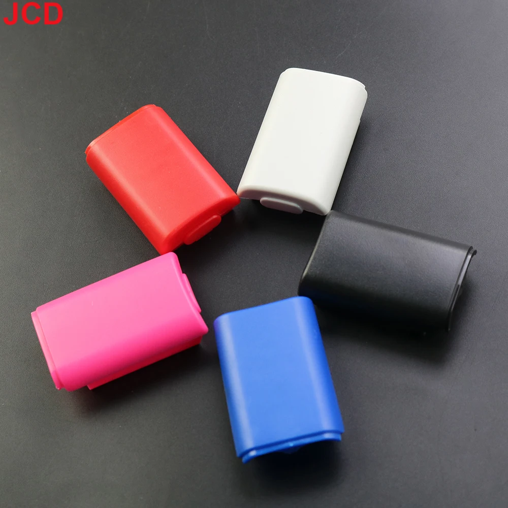 JCD 2pc For Xbox 360 Controller Battery Pack Cover Shell Shield Case Kit For Xbox 360 Wireless Controller Battery Back Shell