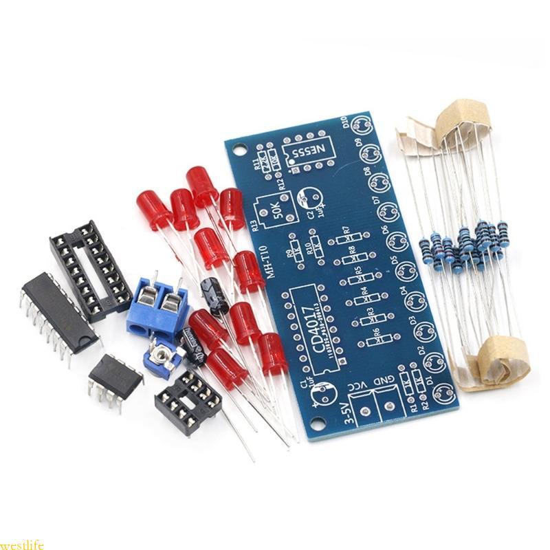 PCBs Baseado LED Chaser Module Solda Prática Aprendizagem Para Entusiastas
