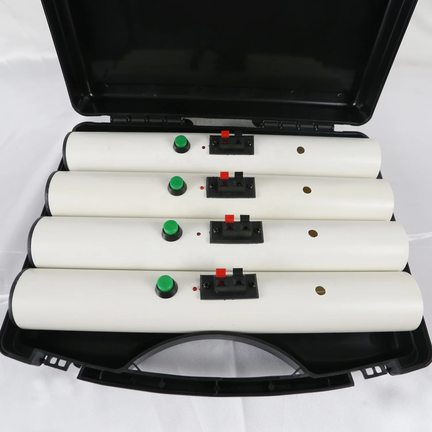 Pack of 4 Wireless Handheld Spark Fountain Machine Portable Stage Atmosphere Effect Device for Party Festival Stage Decoration