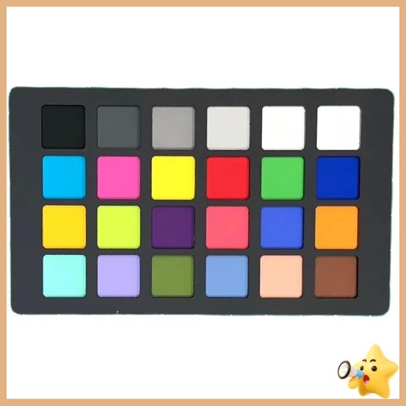 24 ColorChecker Classic Test Chart Checker Palette Board 64x108mm Correção De Cor Digital Superior Personalizada-montagu