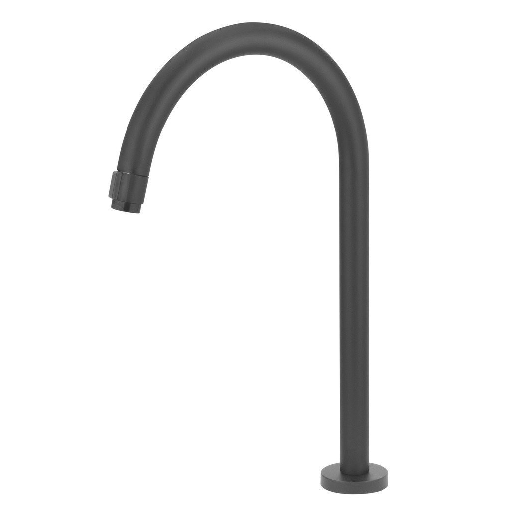 Torneira Banheiro Lavatório Pratica Clean Preto Black Alta Pia Lavatorio Moderno