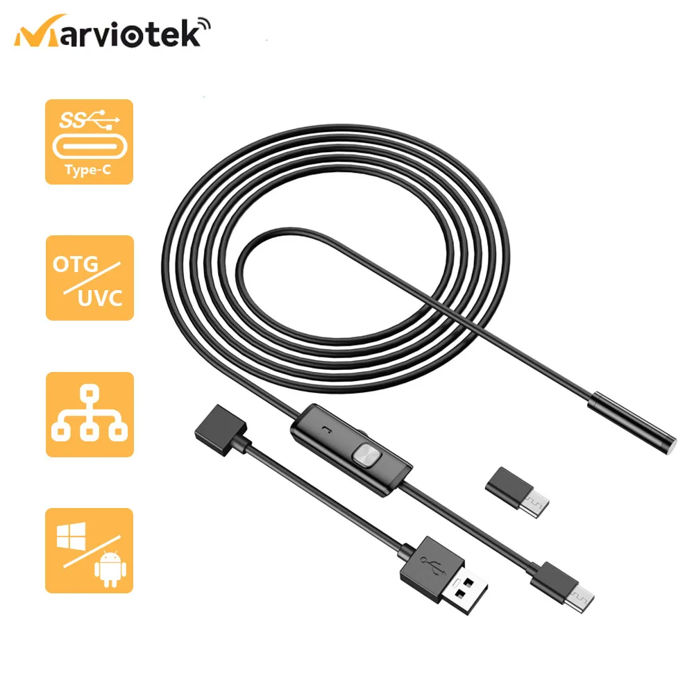 Endoscope Camera WIFI For Iphone Mini Video Surveillance Cameras Endoscope For Android USB Endoscope For Cars Smartphone PC
