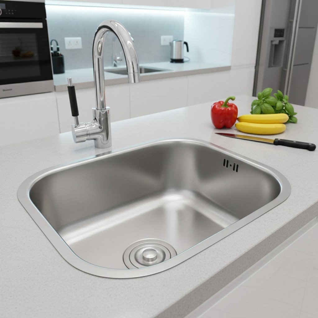 Kit Cuba em Inox para Cozinha - Linha Clean - Modelo Suíça
