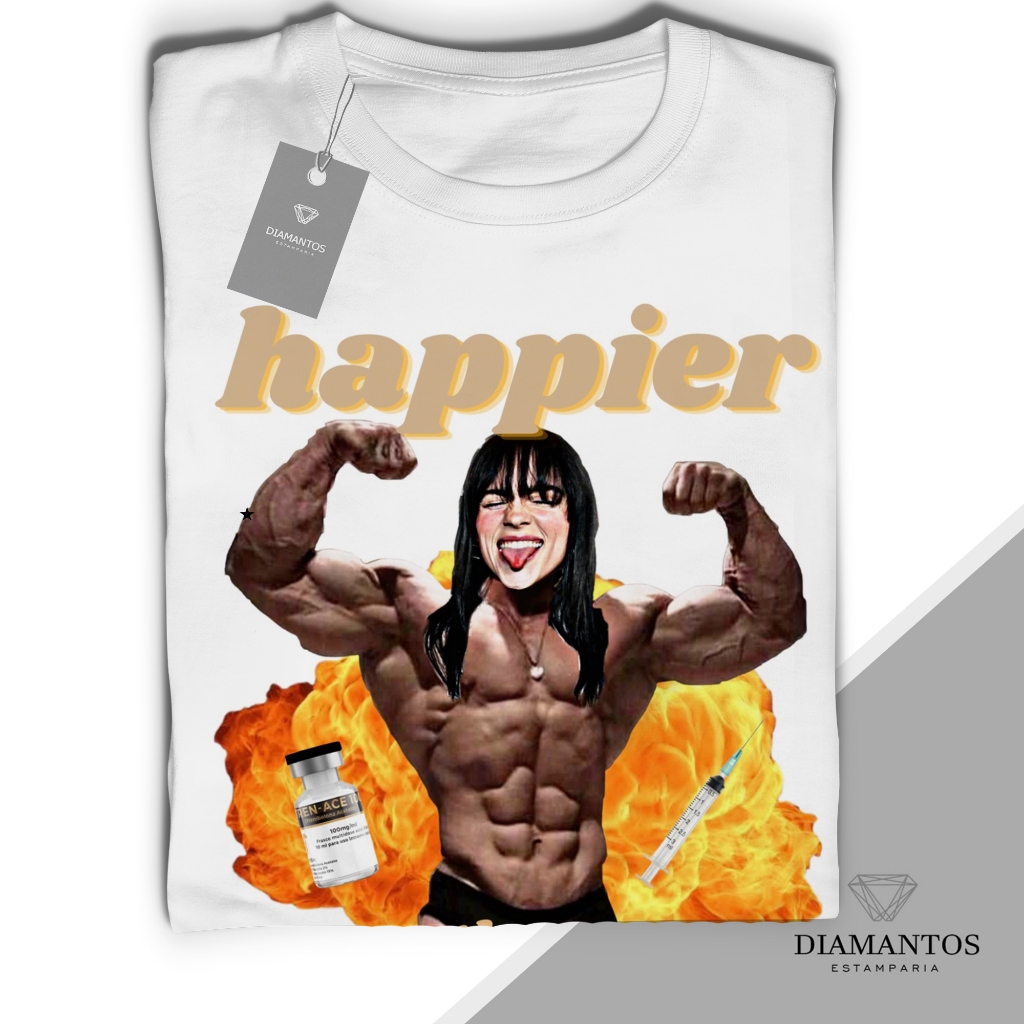 Camiseta Billie bombada maromba Happier than ever