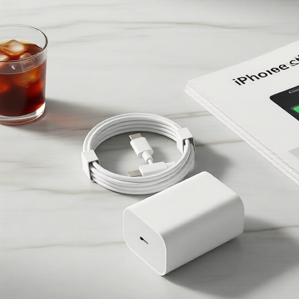 Carregador de parede USB-C de 30W com PD + cabo de carregamento rápido para iPhone 14/13/11/Pro Max/XS/XR/X/8 Plus