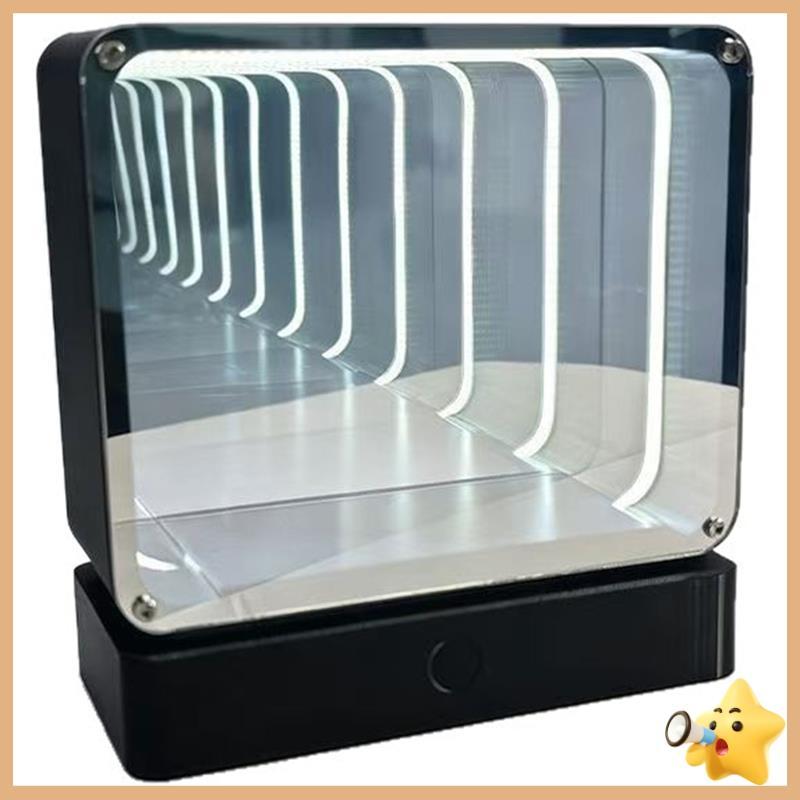 Luz Noturna De Túnel 4D Quantum Tunnel Night Light USB C Para Decoração De Sala De Configuração De Jogos-montague