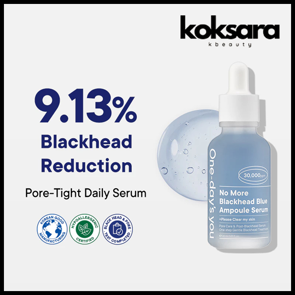 One-Day's You No More Blackhead Blue Ampoule Serum 30ml