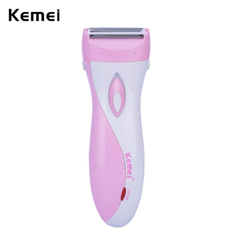 Kemei Lady Shaver Razor Epilator Arm Leg Armpit Body Hair Remover Trimmer Rechargeable for Face Body
