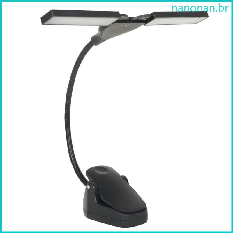 Music Stand Light Clip on Book LED Lamp Luz Leitura Para Livros Cama
