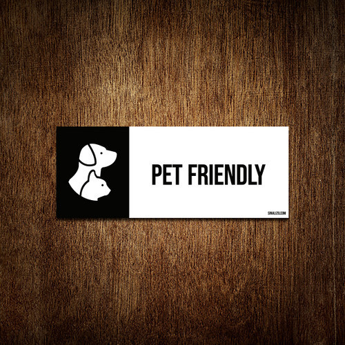 Placa Setor Ícone - Pet Friendly