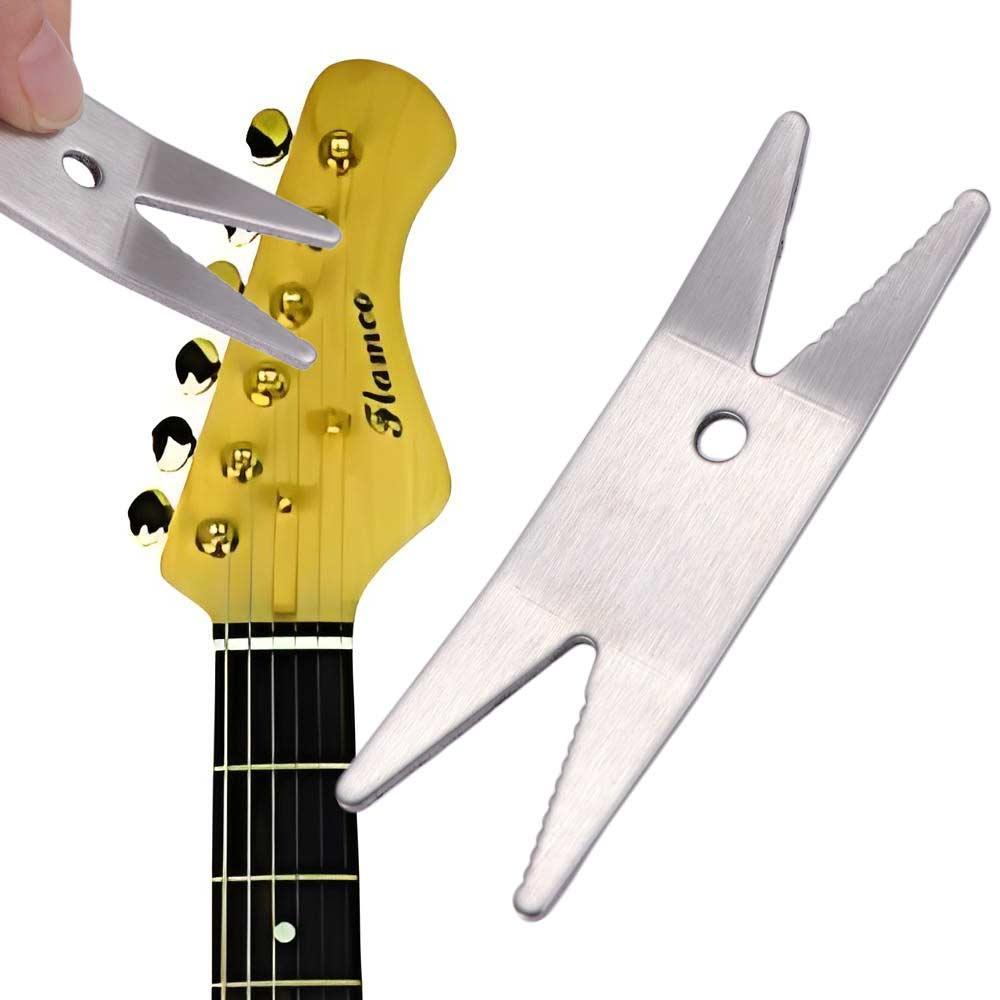 STEVEVIVIAN Bass Multi Spanner , Botão De Reparo De Aço Inoxidável Chave De Guitarra Elétrica , Portátil