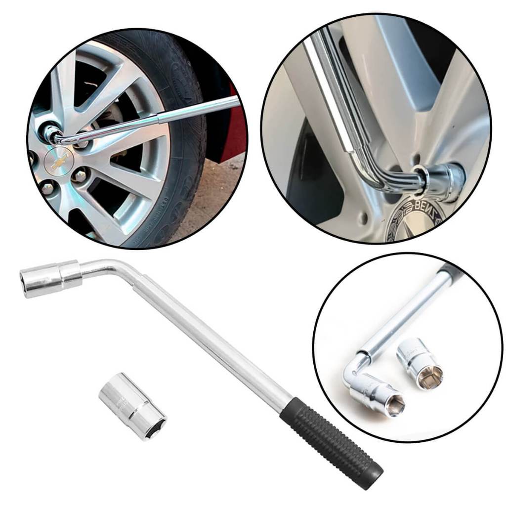 Chave de Roda Telescópia Universal Ajustável 17 a 23 polegadas Portátil resistente Profissional
