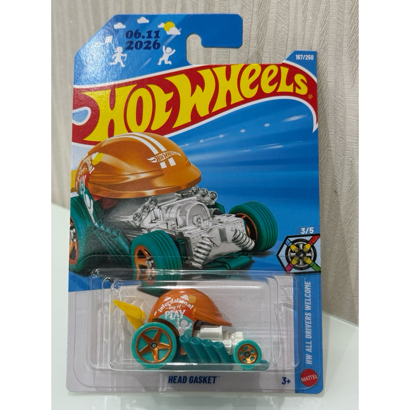 Carrinho Hot Wheels Head Gasket Serie HW All Drivers Welcome 2026