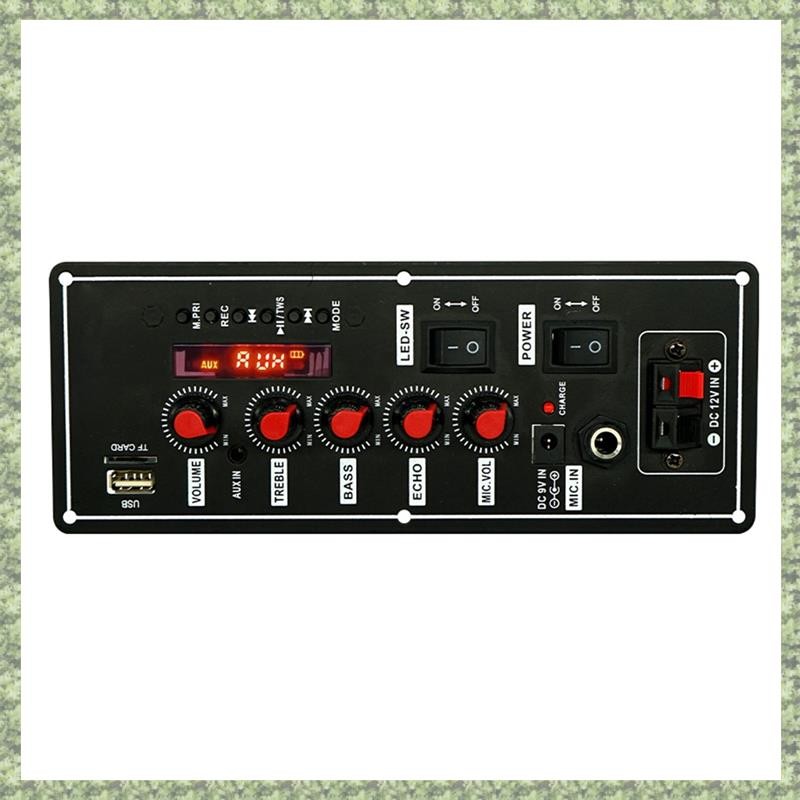 Placa Amplificadora Decodificadora De Áudio Bluetooth 20W , 7.4V , MP3 , Subwoofer , Microfone , Amplificador , Música D